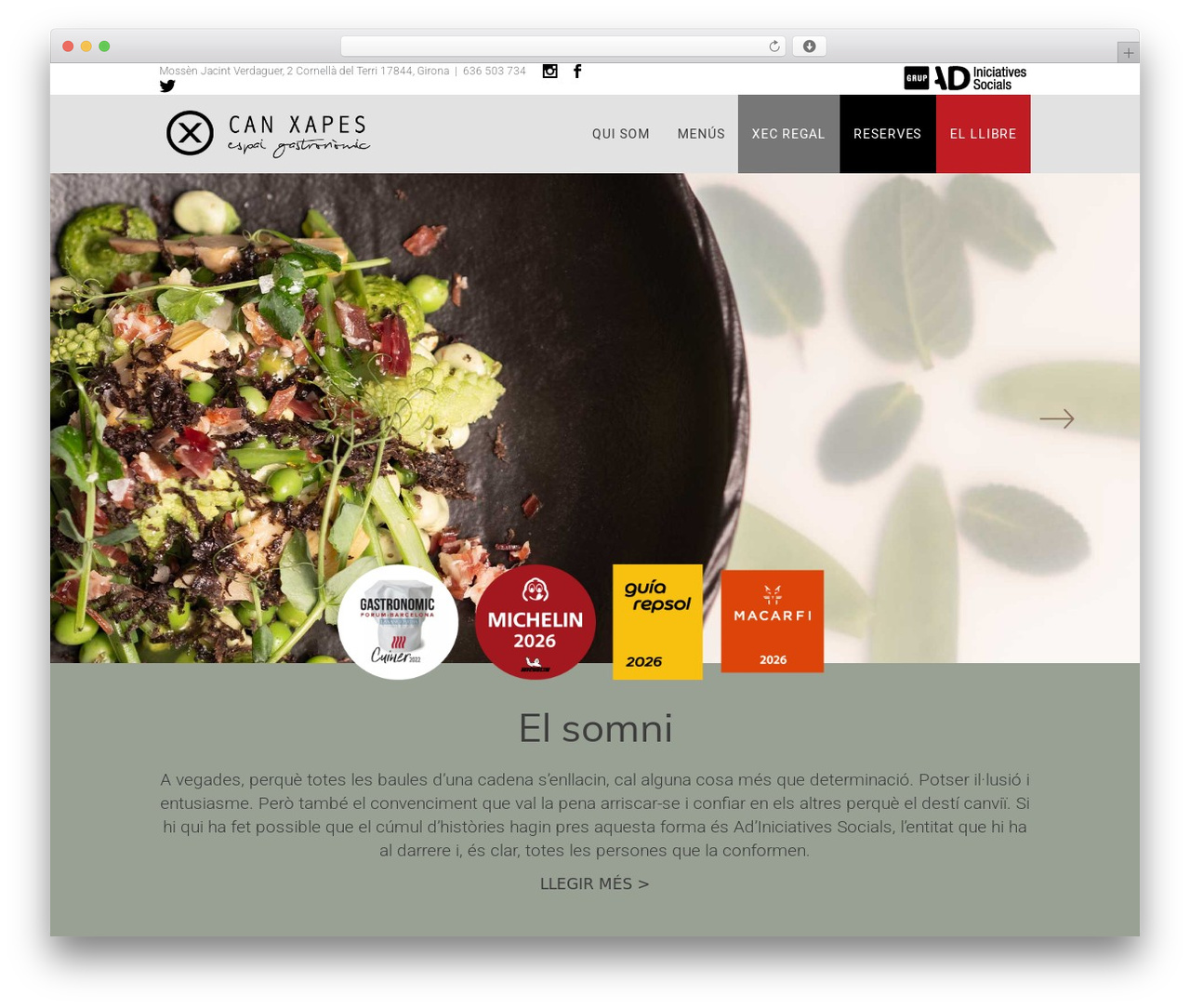 Morsel theme WordPress - canxapes.cat Morsel theme WordPress - canxapes.cat