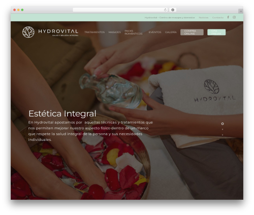 Template WordPress Salient - hydrovital.es