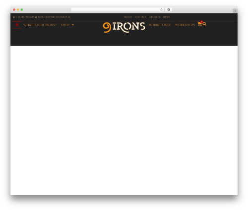 Theme WordPress Hello Elementor - 9ironscraft.ie