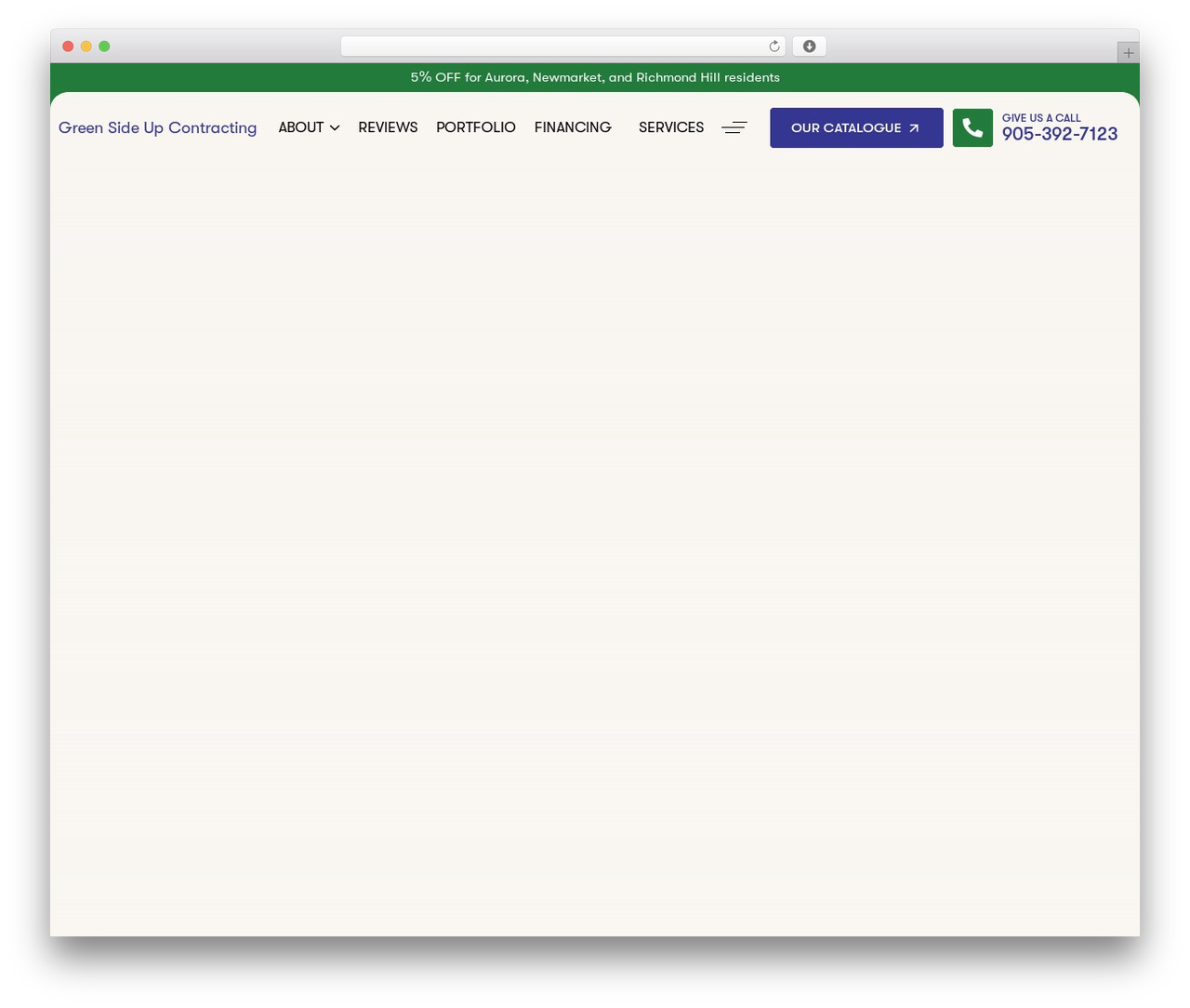 GSUChild WordPress theme - greensideupcontracting.com