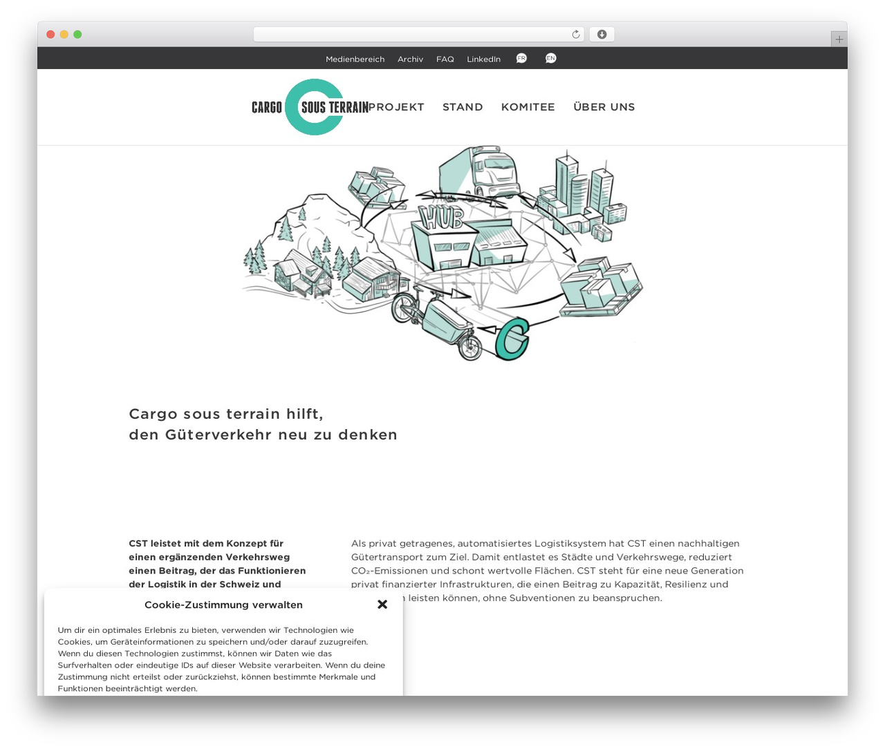 Divi WordPress theme - cst.ch