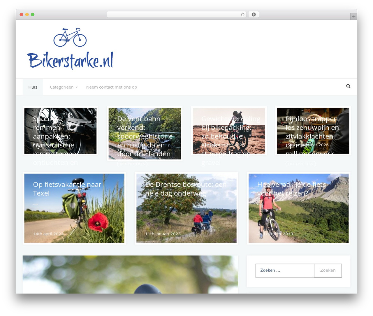 Ezy WordPress theme - bikerstarke.nl