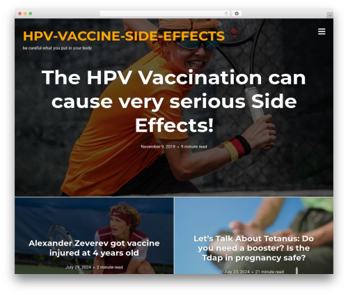 Ink WordPress website theme - hpv-vaccine-side-effects.com