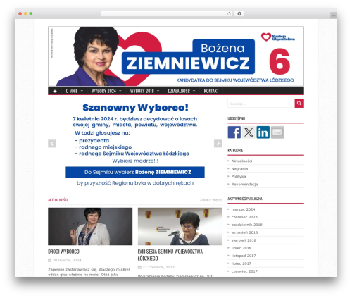 Madidus Premium Theme premium WordPress theme - bozenaziemniewicz.pl
