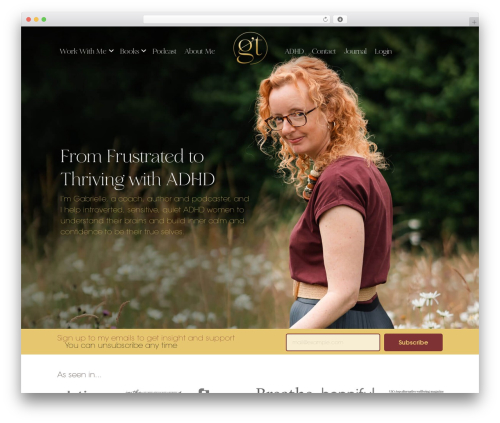 Beaverdash WordPress plugin - gabrielletreanor.com