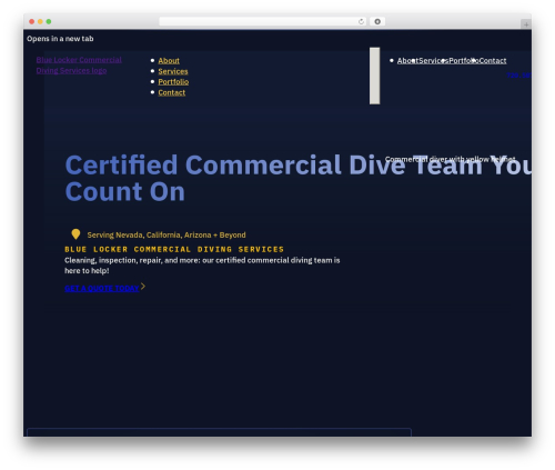 Brickscore WordPress plugin - bluelockerdiving.com