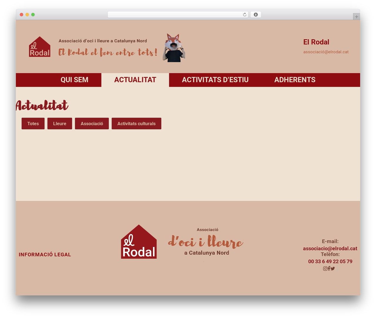 WordPress theme GeneratePress - elrodal.cat