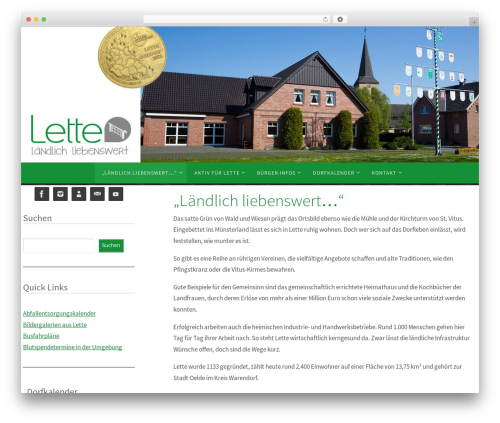 WordPress theme Nirvana - lette.info