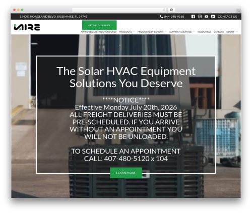 WordPress website theme Reach Local - myiaire.com