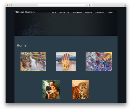 Best WordPress theme elemento - gillianhaven.net