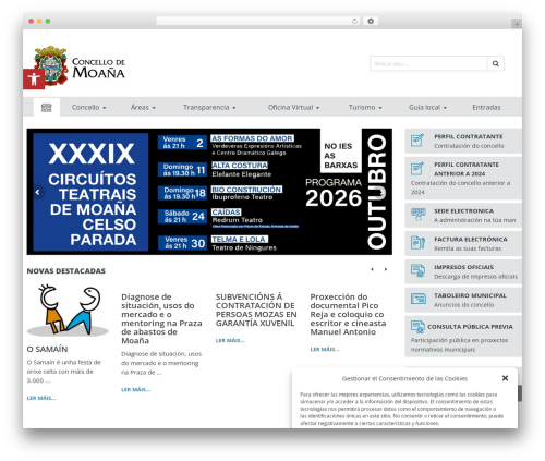 Candidate WP theme - concellodemoana.org