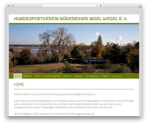 Geiseric theme WordPress - buedericher-insel.de