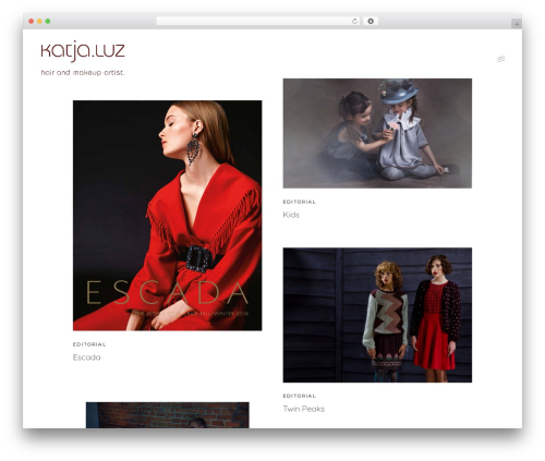 Imogen WordPress theme - katjaluz.com