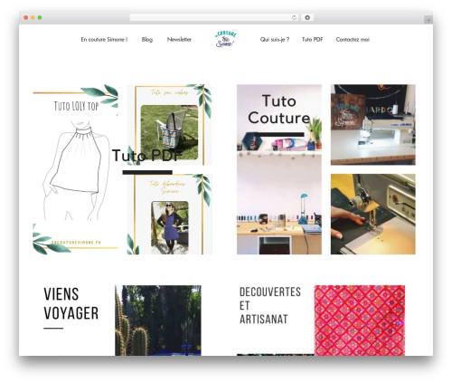 Kable WP theme - encouturesimone.fr
