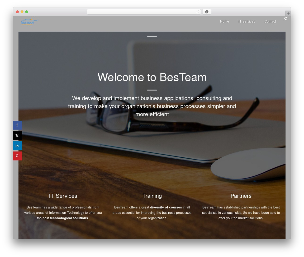 Lambda theme WordPress - besteam.ch