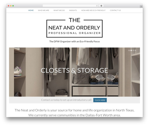 Nectar WordPress theme - theneatandorderly.com