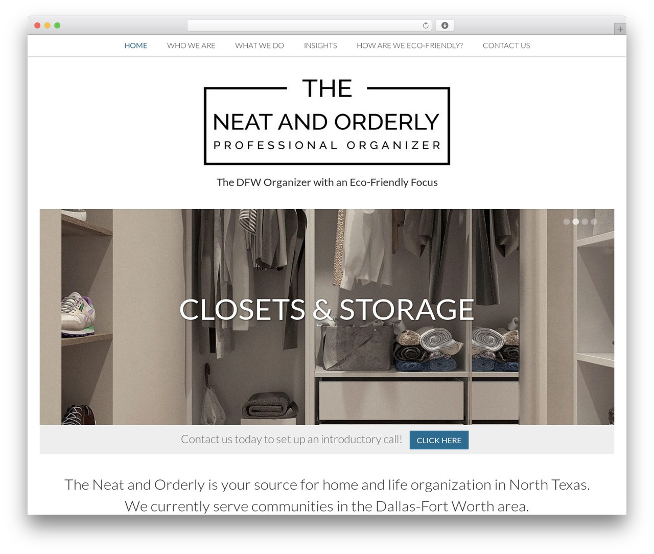 Nectar WordPress theme - theneatandorderly.com