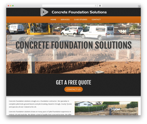 Theme WordPress CFS - concretefoundationsolutions.com