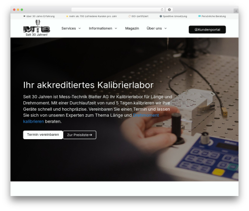 Clonable WordPress plugin - kalibrieren.ch