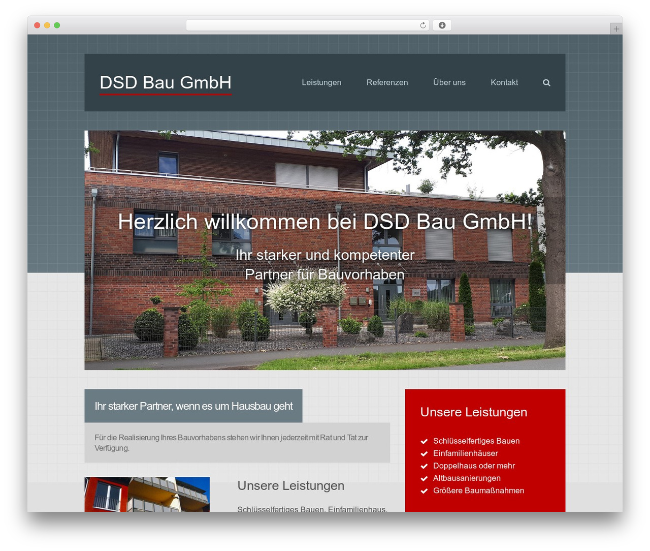 Total WordPress theme - dsd-bau.de