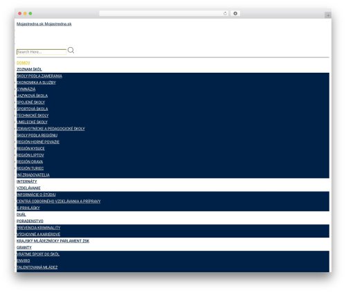 Element plus WordPress plugin - mojastredna.sk