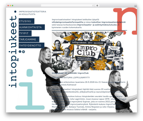 WordPress theme Mint - intopiukeet.fi