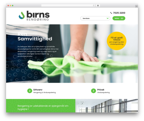 Custom WP Theme theme WordPress - birns.dk