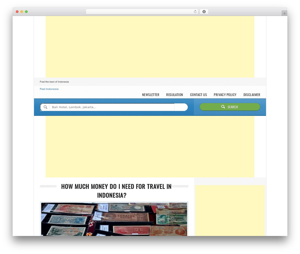 Directory WordPress theme - feel-indonesia.com