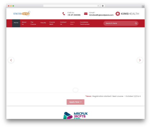 Excel Paces WordPress theme design - excelpaces.com