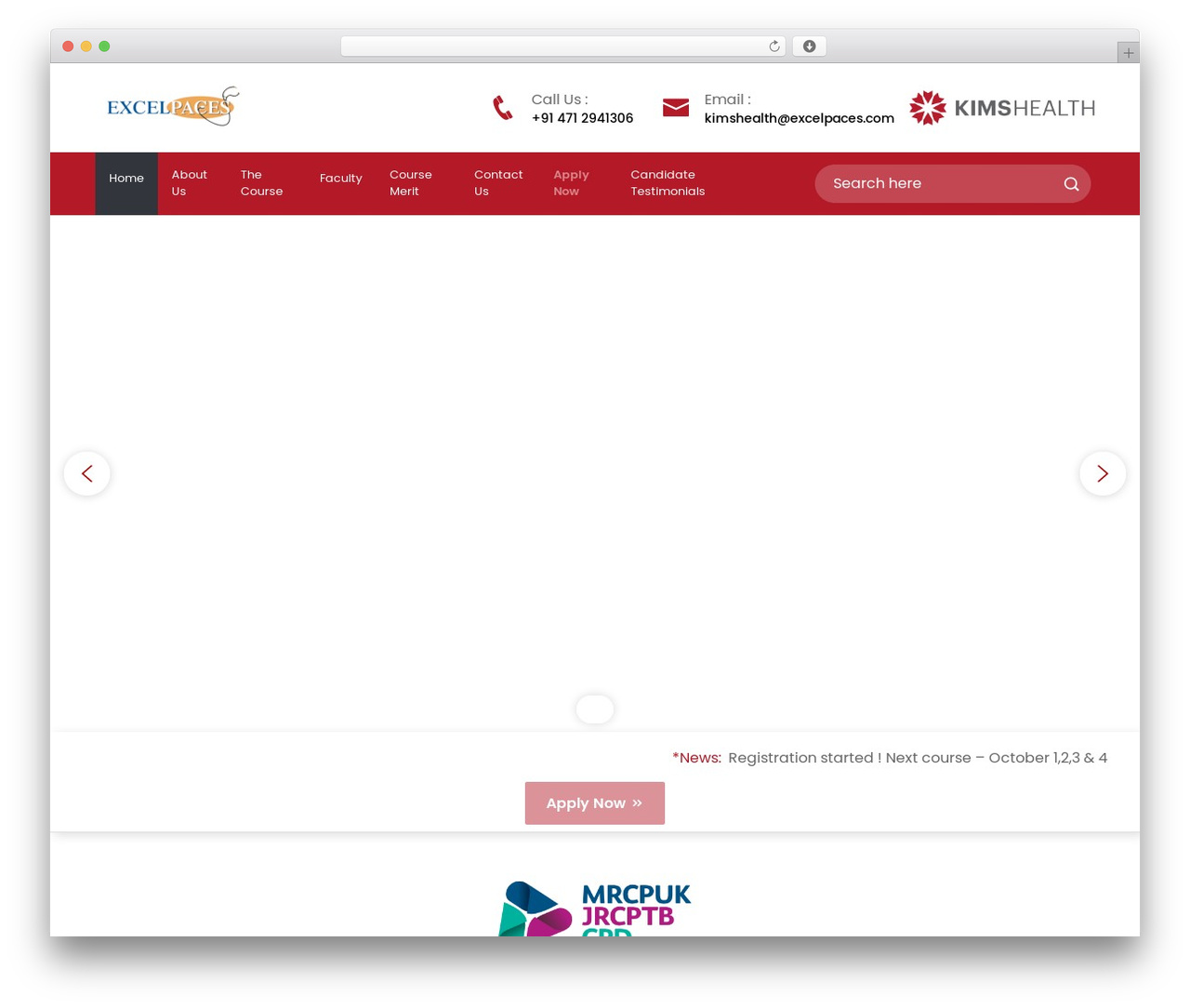 Excel Paces WordPress theme design - excelpaces.com