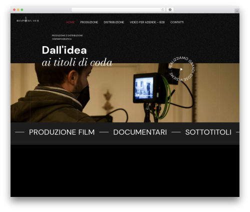 Frames premium WordPress theme - rhapsodiafilm.com