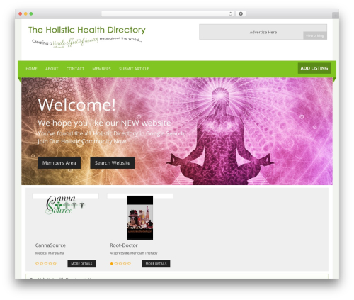 Wlt_builder WordPress plugin - theholistichealthdirectory.com