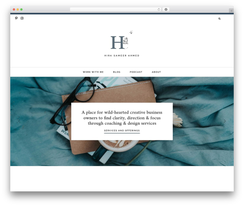 Theme WordPress Analogue - hirasahmed.com