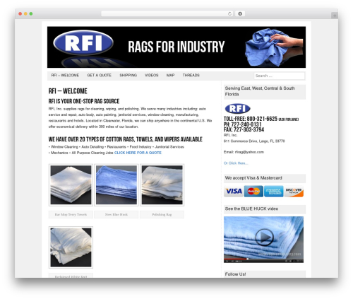 WordPress website theme Basically - ragsforindustry.com WordPress website theme Basically - ragsforindustry.com