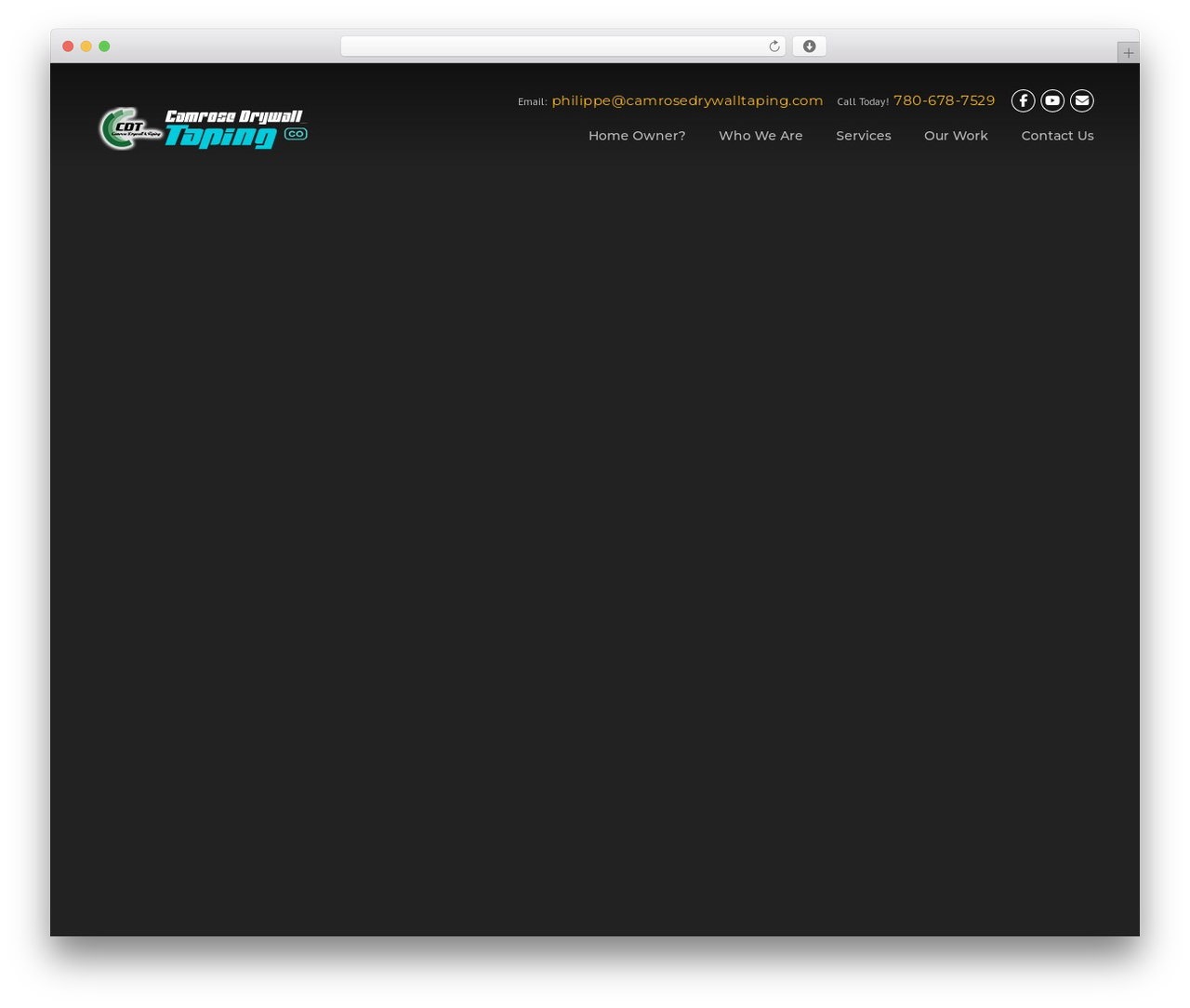 Construction top WordPress theme - camrosedrywalltaping.com