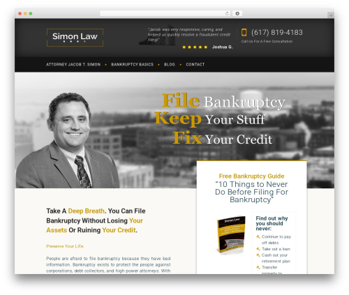 Simon Law WordPress theme - simonlawma.com