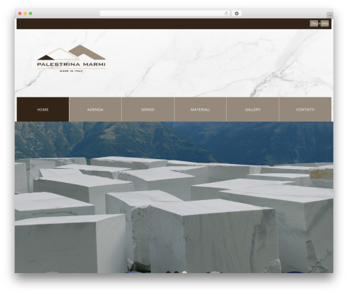 WordPress theme cherry - palestrinamarmi.com