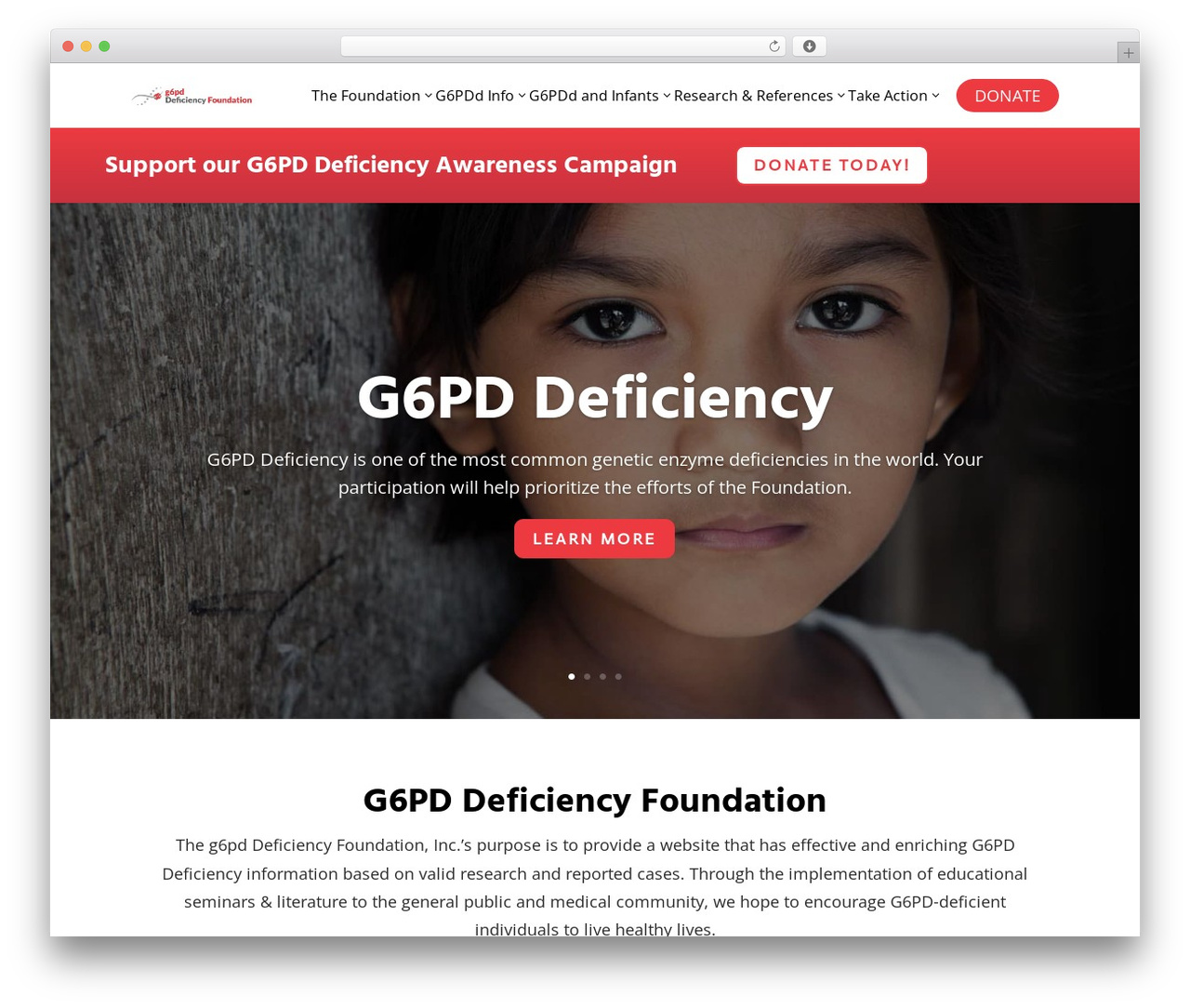 WordPress theme G6PD - g6pddf.org