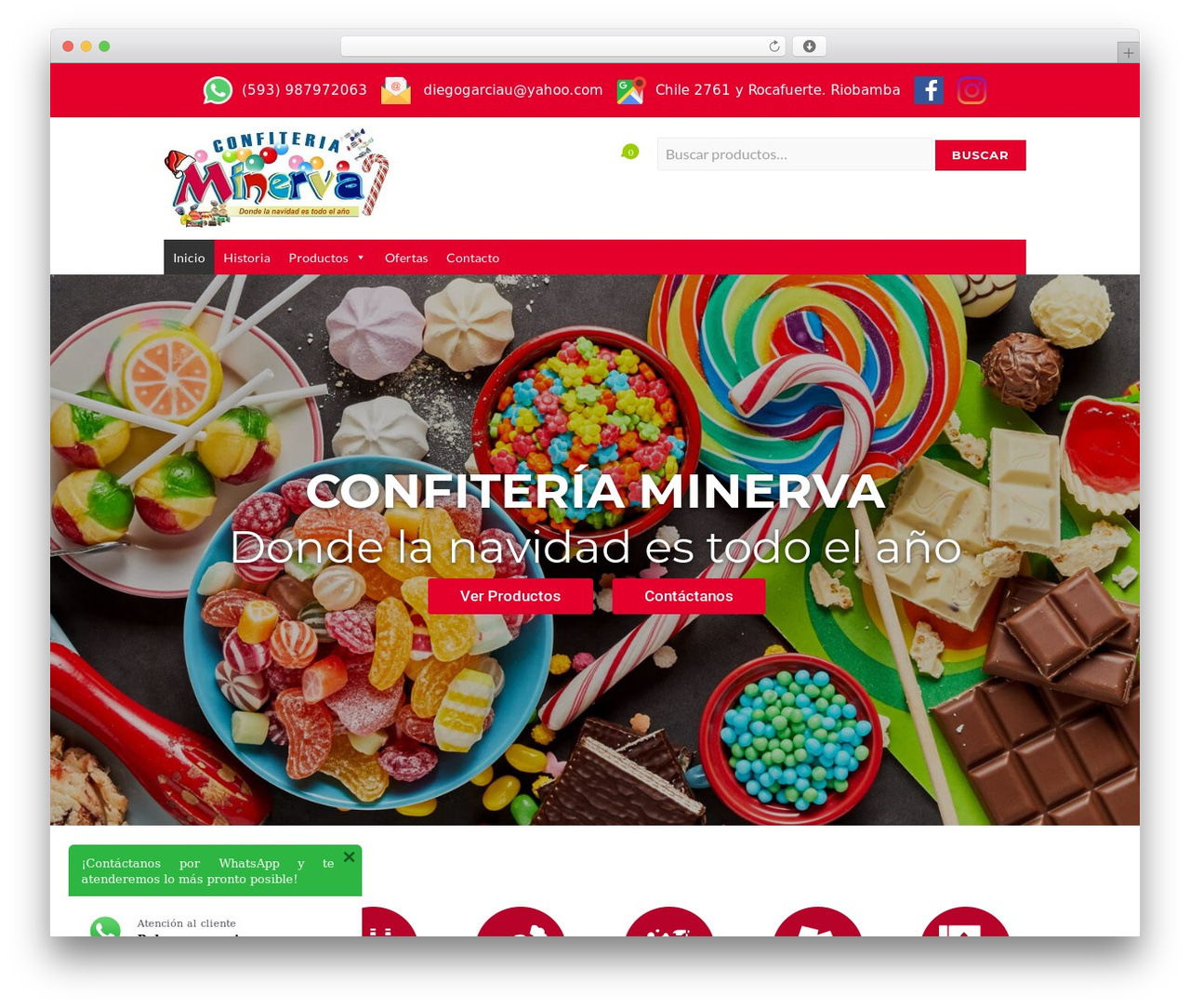WordPress theme Elegante - confiteriaminerva.com
