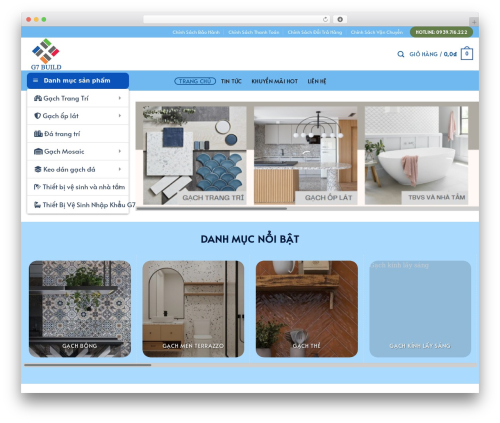 WordPress theme Flatsome - g7build.com