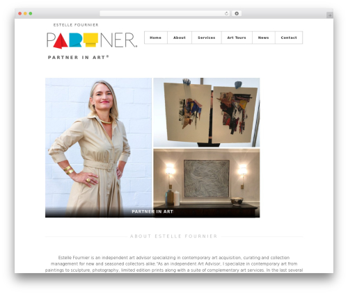 WordPress theme Genesis - partnerinart.com