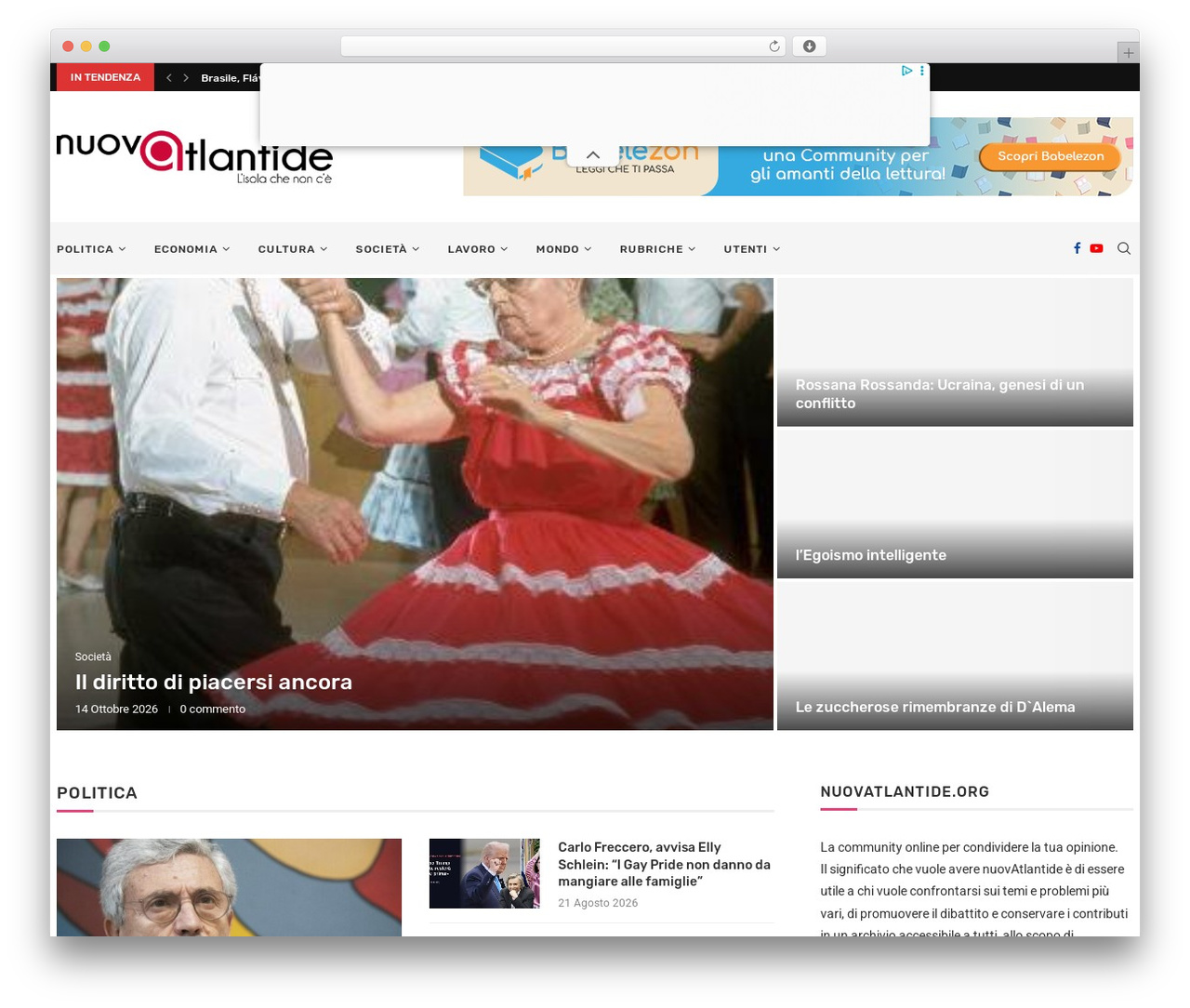 WordPress theme soledad - nuovatlantide.org