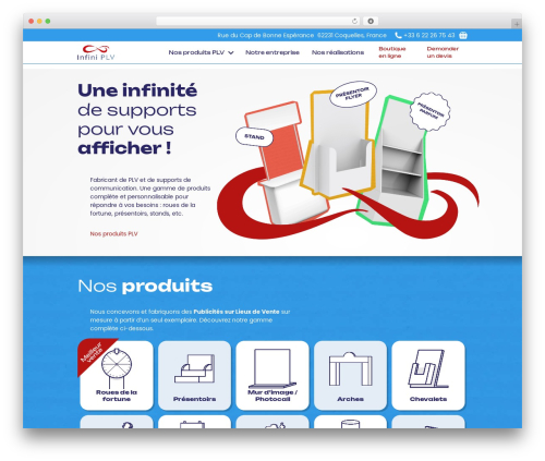 WordPress theme Thème - infini-plv.fr