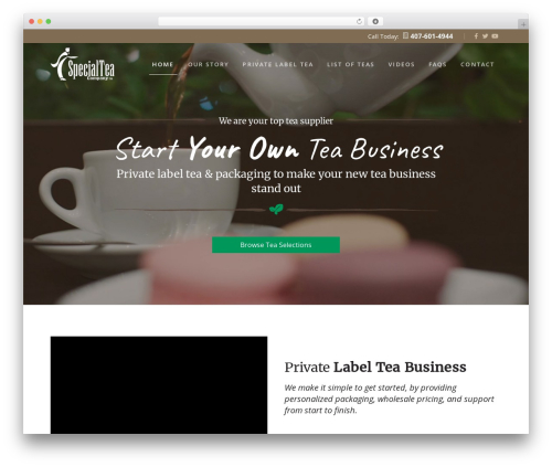 WP theme Beaver Builder Theme - startyourownteabusiness.com