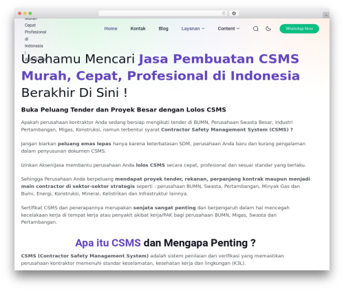 Bello Master WP theme - aksenijasa.com