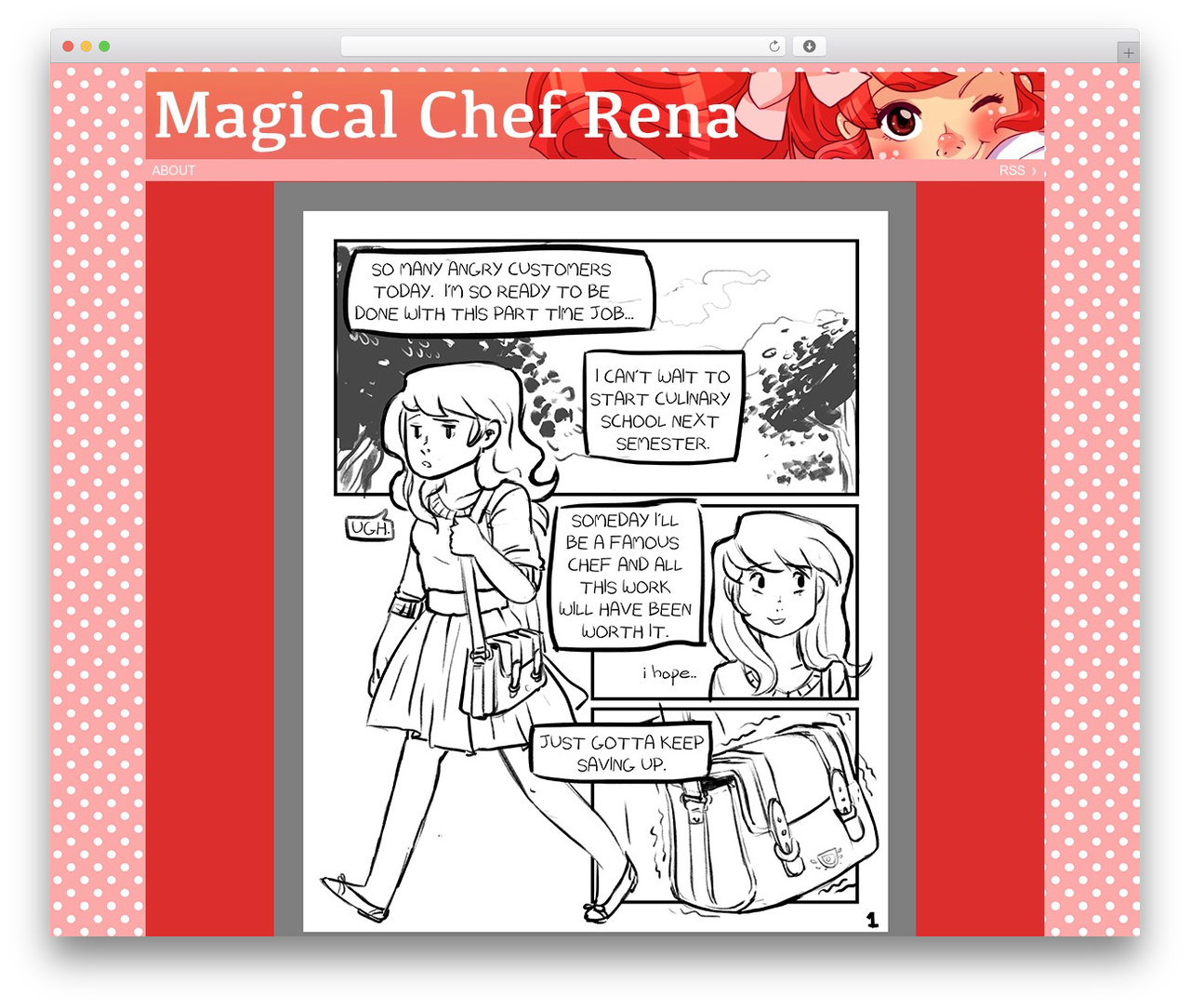 ComicPress WordPress theme - magicalchefrena.com