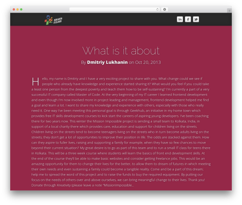 Fable premium WordPress theme - mi14.lukhanin.com