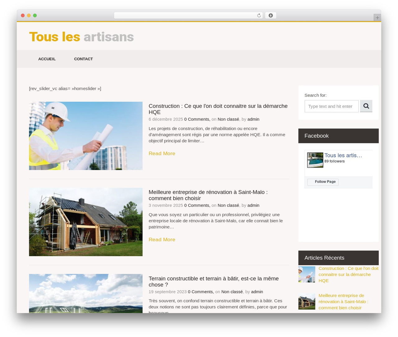 Flatastic WordPress theme - touslesartisans.com Flatastic WordPress theme - touslesartisans.com