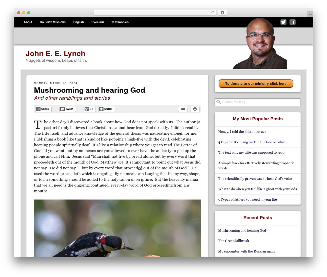 Get Noticed! WordPress theme - thejohnlynch.com Get Noticed! WordPress theme - thejohnlynch.com