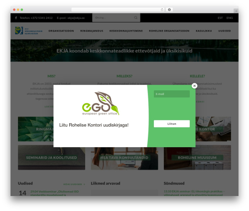 GreenNature WordPress theme - ekja.ee